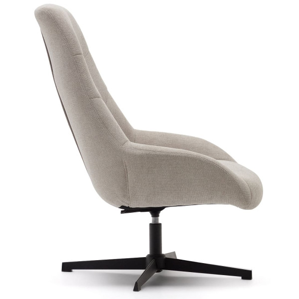 Кресло поворотное La Forma CELIDA S0900008BF12 Бежевый ткань синель-4