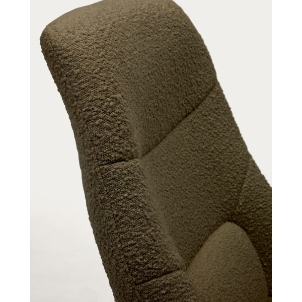 Кресло поворотное La Forma CELIDA S0900029J19 Темно-зеленый букле-5