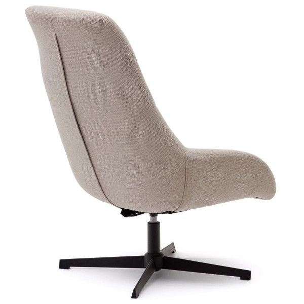 Кресло поворотное La Forma CELIDA S0900008BF12 Бежевый ткань синель-5