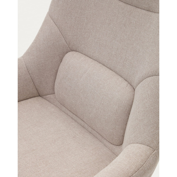 Кресло поворотное La Forma CELIDA S0900008BF12 Бежевый ткань синель-7