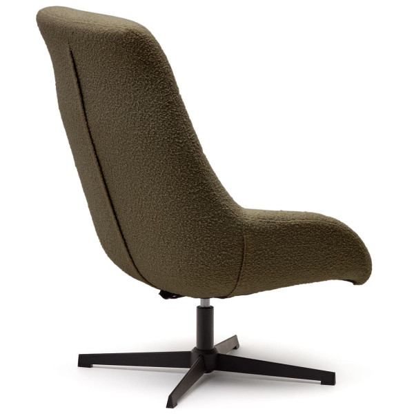 Кресло поворотное La Forma CELIDA S0900029J19 Темно-зеленый букле-2