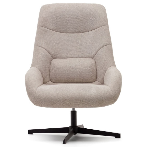 Кресло поворотное La Forma CELIDA S0900008BF12 Бежевый ткань синель-3