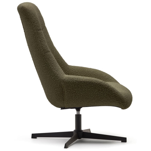 Кресло поворотное La Forma CELIDA S0900029J19 Темно-зеленый букле-1
