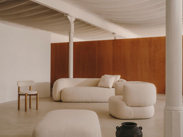 Крісло La Forma MAGIRA S0900038JJ85 Білий букле-8