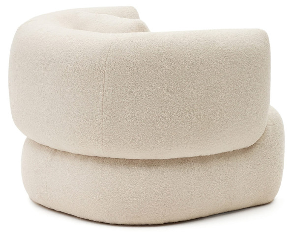 Кресло с подушкой La Forma MARTINA S83110HI39 Белый букле-10