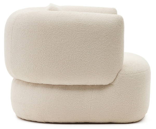 Кресло с подушкой La Forma MARTINA S83110HI39 Белый букле-9