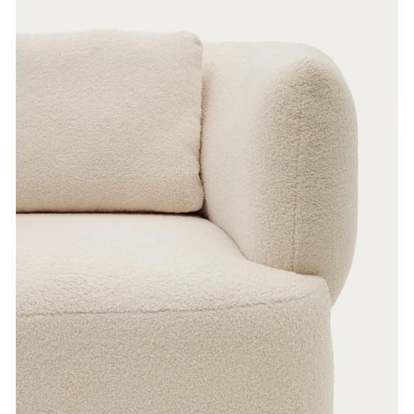 Кресло с подушкой La Forma MARTINA S83110HI39 Белый букле-12