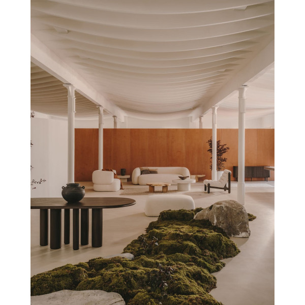 Кресло с подушкой La Forma MARTINA S83110HI39 Белый букле-6