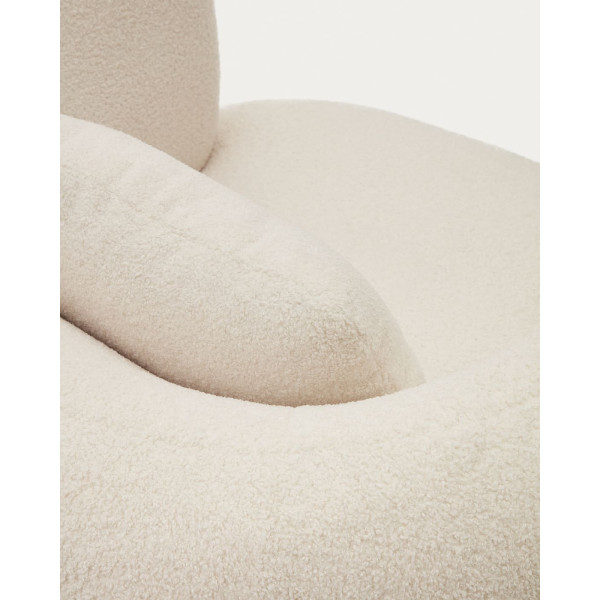 Кресло с подушкой La Forma MARTINA S83110HI39 Белый букле-13