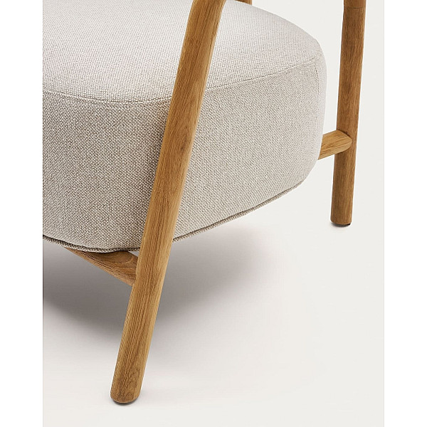 Крісло La Forma MELQUI S0900039JJ12 Бежевий тканина-11