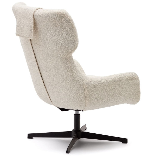 Кресло поворотное La Forma ZALINA S0900005J33 Белый букле-6