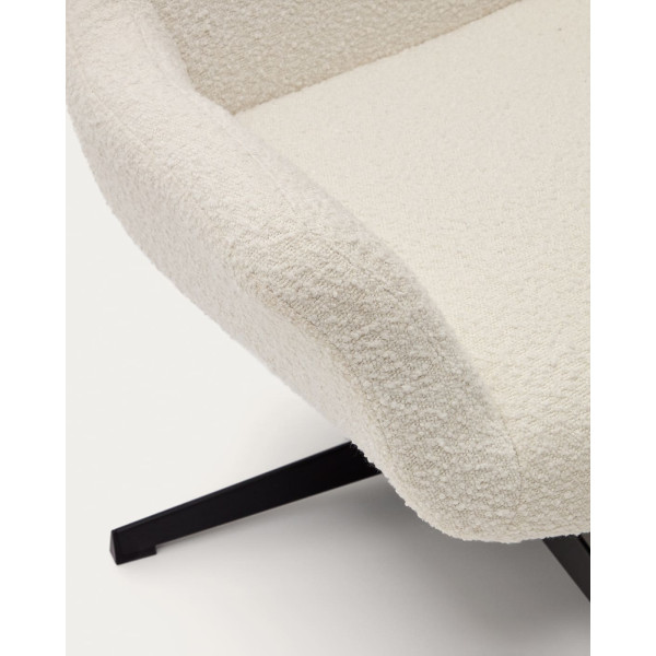 Кресло поворотное La Forma ZALINA S0900005J33 Белый букле-8