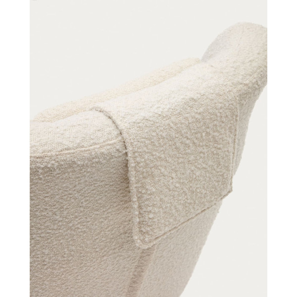 Кресло поворотное La Forma ZALINA S0900005J33 Белый букле-10