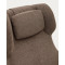 Крісло поворотне La Forma ZALINA S0900005BF11 Світло-коричневий тканина синель-6-thumb