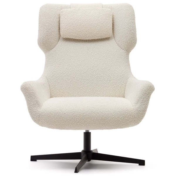 Кресло поворотное La Forma ZALINA S0900005J33 Белый букле-4