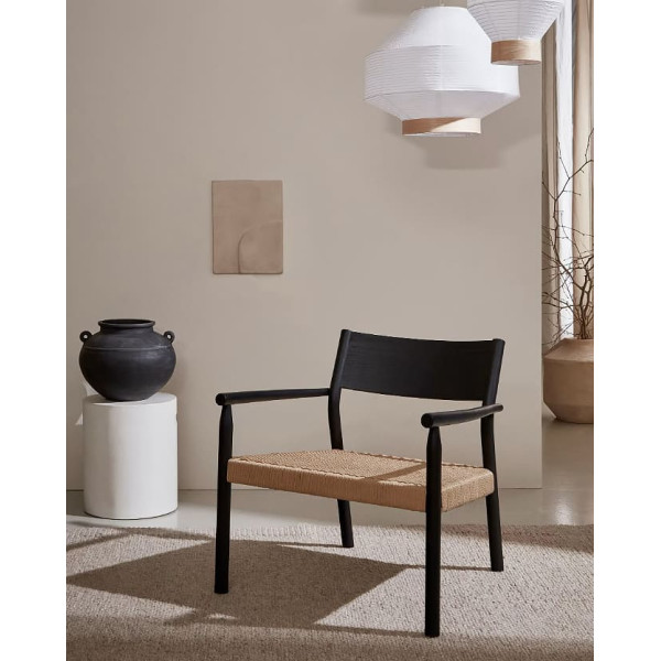 Крісло La Forma YALIA S0900046CP46 Чорний-2