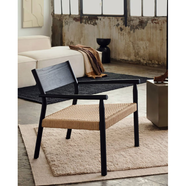 Крісло La Forma YALIA S0900046CP46 Чорний-1