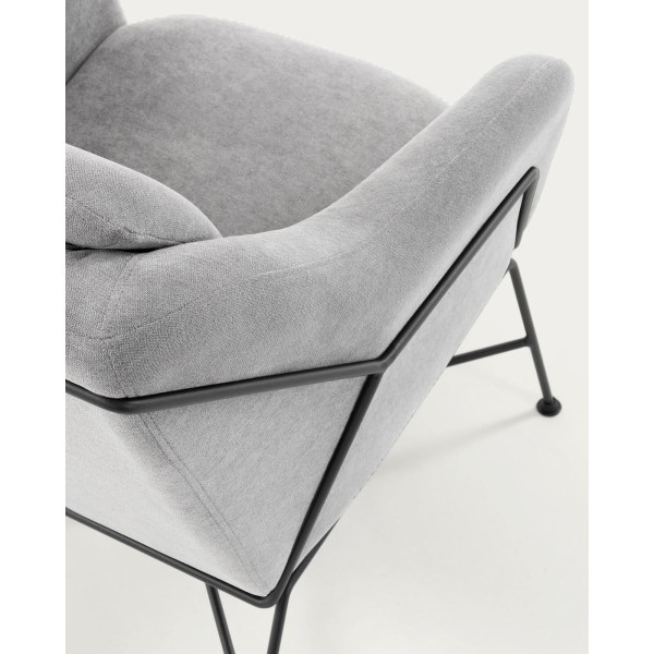 Кресло La Forma BRIDA CC0948J03 Светло-серый-5