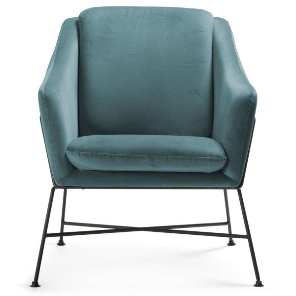 Кресло La Forma BRIDA CC0948JU20 Бирюзовый бархат-2