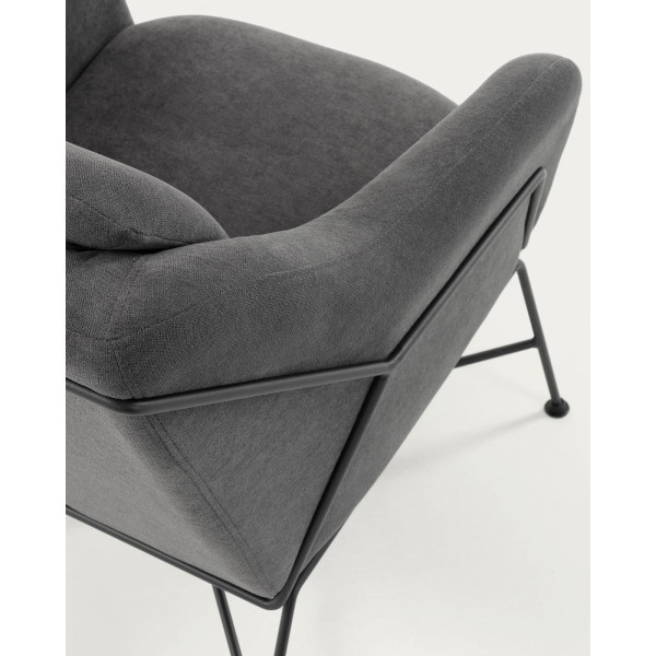 Кресло La Forma BRIDA CC0948J02 Темно-серый-5