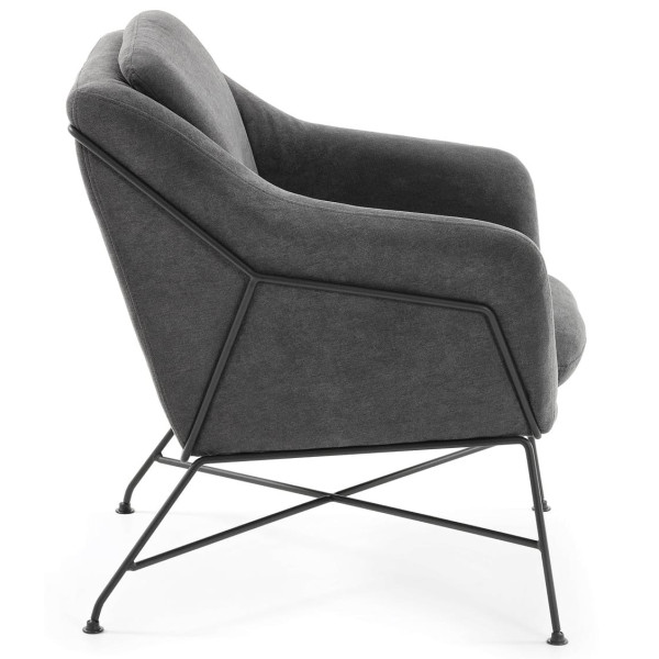 Кресло La Forma BRIDA CC0948J02 Темно-серый-3