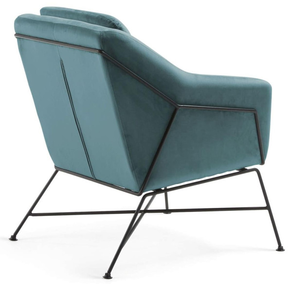 Кресло La Forma BRIDA CC0948JU20 Бирюзовый бархат-4