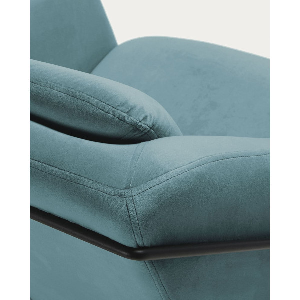 Кресло La Forma BRIDA CC0948JU20 Бирюзовый бархат-5