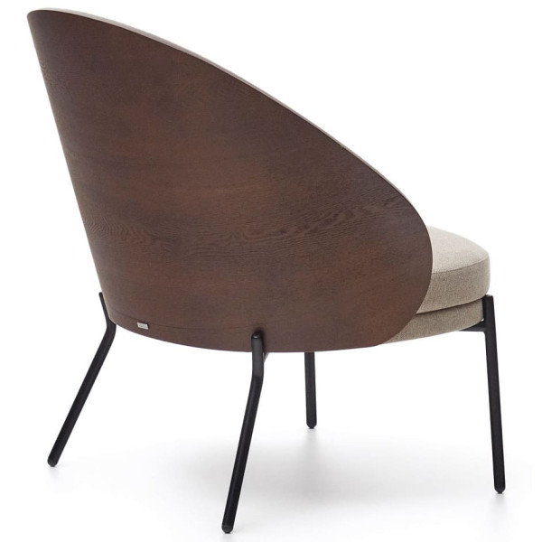 Кресло La Forma EAMY S0900001HE03 Светло-коричневый/венге-5