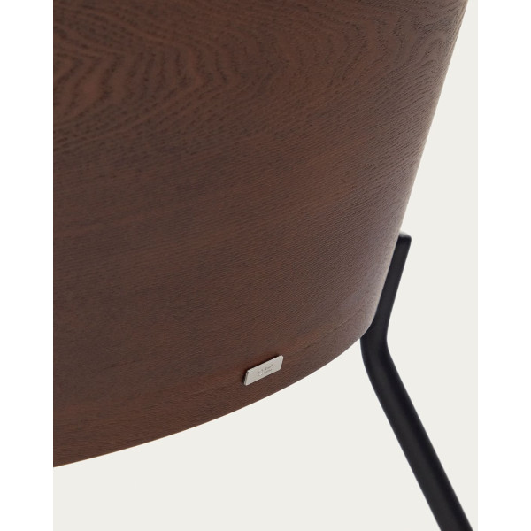 Кресло La Forma EAMY S0900001HE03 Светло-коричневый/венге-10