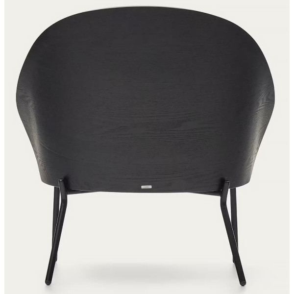 Кресло La Forma EAMY S0900002HE12 Светло-серый/черный-7