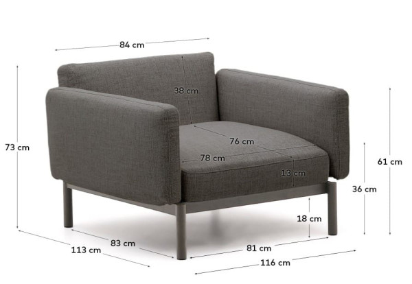 Крісло La Forma SORELLS J1600031FZ02-9