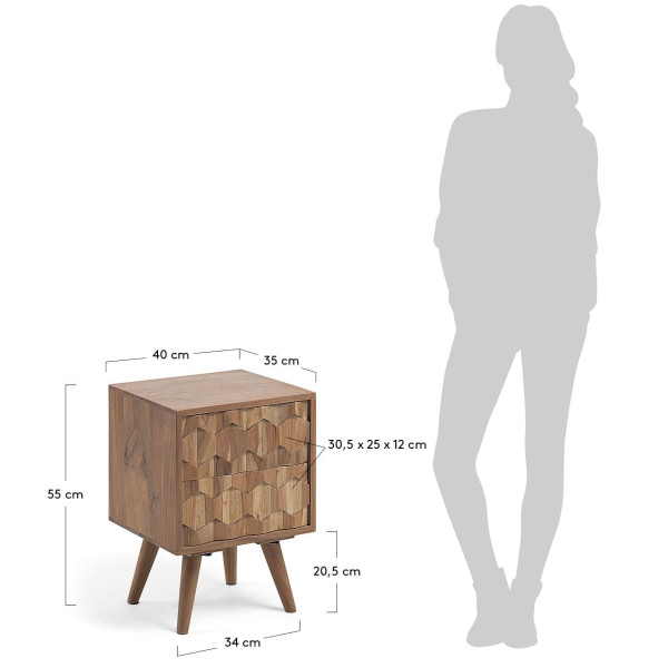 Приліжкова тумбочка La Forma IMAGE CC0469M43-5