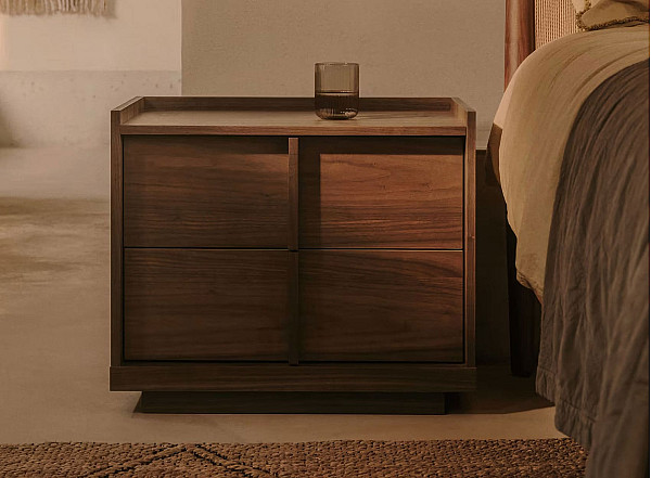 Приліжкова тумбочка La Forma Onix N1200017MM41 Горіх-2