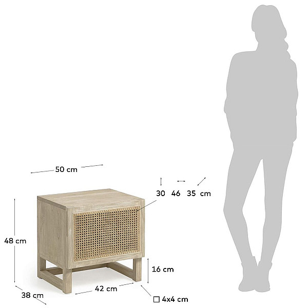 Приліжкова тумбочка La Forma REXIT CC2253FN46-11
