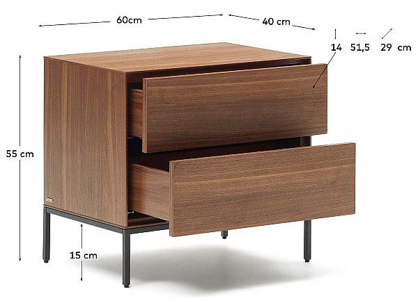 Приліжкова тумбочка La Forma VEDRANA N1200005MM41-8