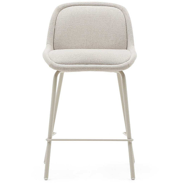 Полубарный стул La Forma AIMIN C0600048BF12 Бежевый ткань синель-1