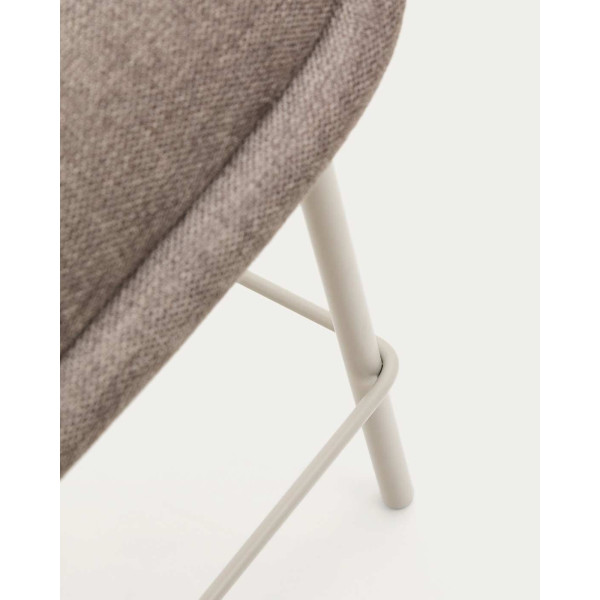 Напівбарний стілець La Forma AIMIN C0600048BF10 Світло-коричневий тканина синель-6