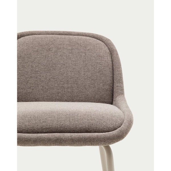 Напівбарний стілець La Forma AIMIN C0600048BF10 Світло-коричневий тканина синель-4