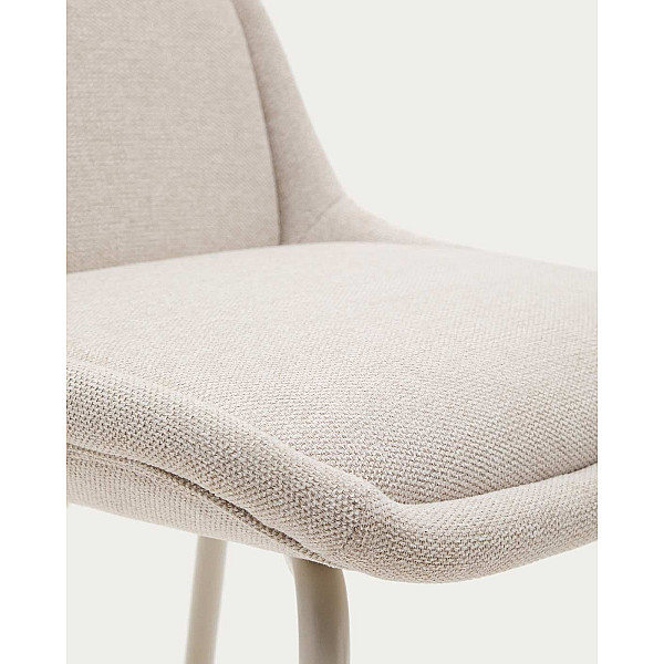 Полубарный стул La Forma AIMIN C0600048BF12 Бежевый ткань синель-4