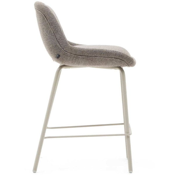 Напівбарний стілець La Forma AIMIN C0600048BF10 Світло-коричневий тканина синель-2