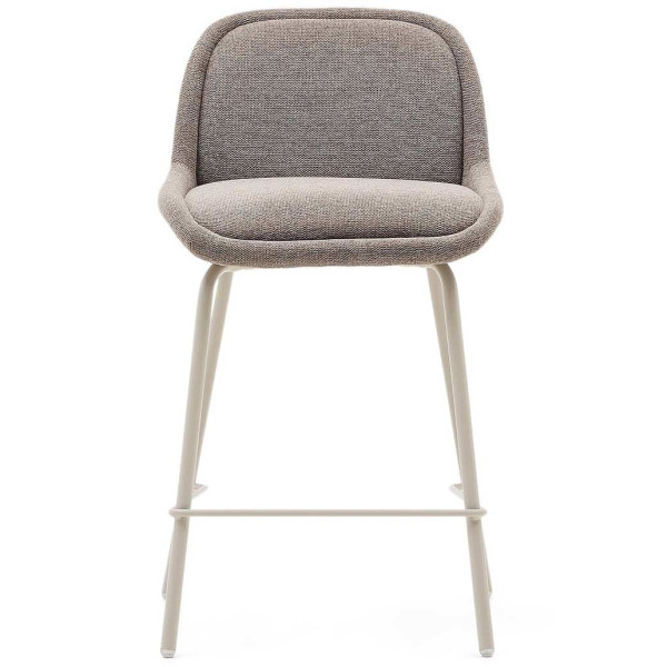 Напівбарний стілець La Forma AIMIN C0600048BF10 Світло-коричневий тканина синель-1