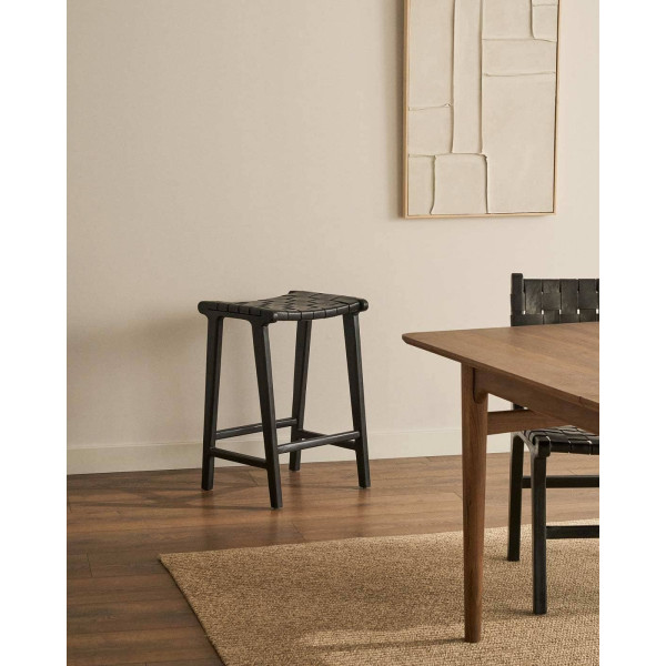 Полубарный стул La Forma Calixta CC1948P01 Черный-1