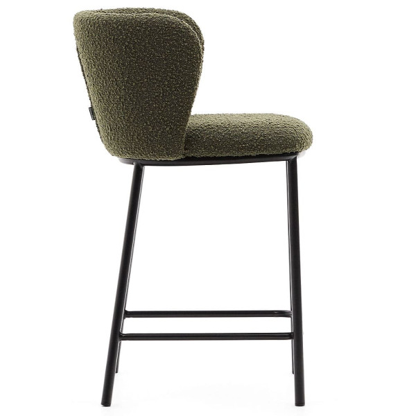 Полубарный стул La Forma CISELIA C06014JJ06 Зеленый букле-2