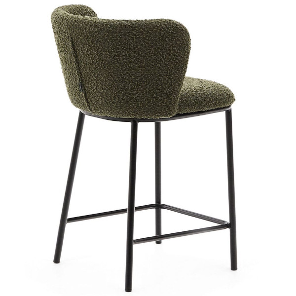 Полубарный стул La Forma CISELIA C06014JJ06 Зеленый букле-3