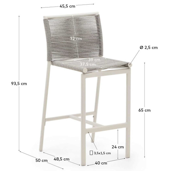 Полубарный стул La Forma CULIP J1100032NN03-10
