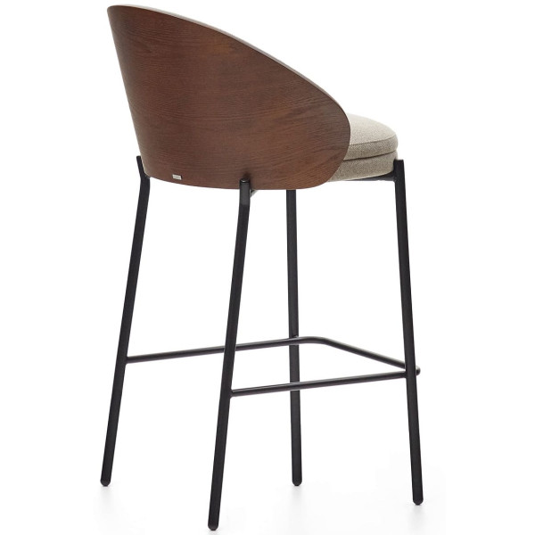 Полубарный стул La Forma EAMY C0600054HE11 Бежевый/коричневий-4