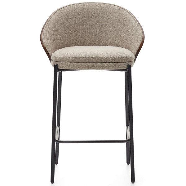 Полубарный стул La Forma EAMY C0600054HE11 Бежевый/коричневий-2