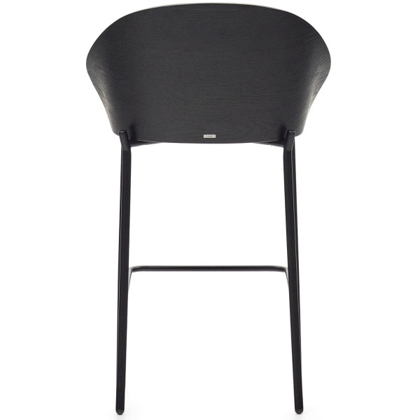 Полубарный стул La Forma EAMY C0600055HE12 Серый/черный-5