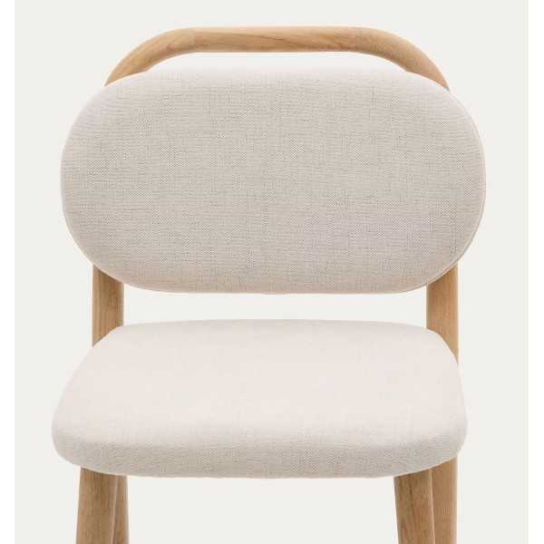 Напівбарний стілець La Forma Helda C0600041MY12H Бежевий тканина синель-5