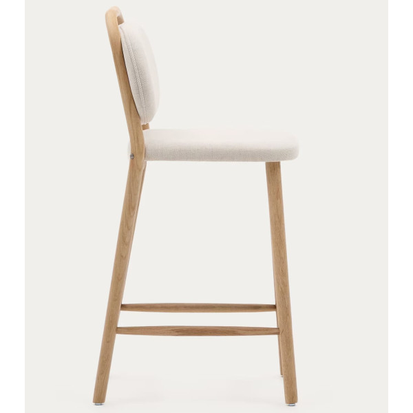 Напівбарний стілець La Forma Helda C0600041MY12H Бежевий тканина синель-3